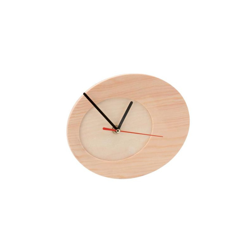 Houten klok met uurwerk FSC®