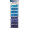 Rocailles mix blauwe tinten 40g