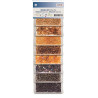 Rocailles mix bruine tinten 40g