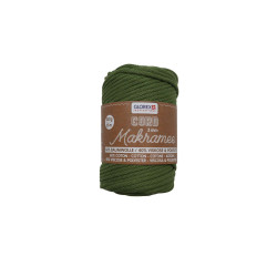 Macramé koord 3mm olijf