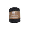 Macramé koord 5mm antraciet