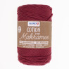 Macramé katoen 2mm bordeaux