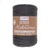 Macramé katoen 2mm antraciet