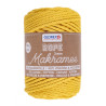 Macramé touw 3mm mosterdgeel