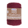 Macramé touw 3mm bordeaux