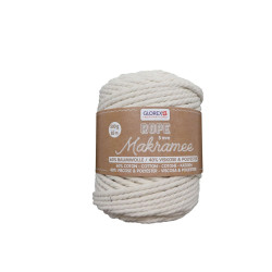 Macramé touw 5mm créme