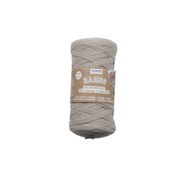 Macramé band taupe