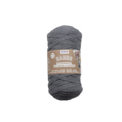 Macramé band grijs