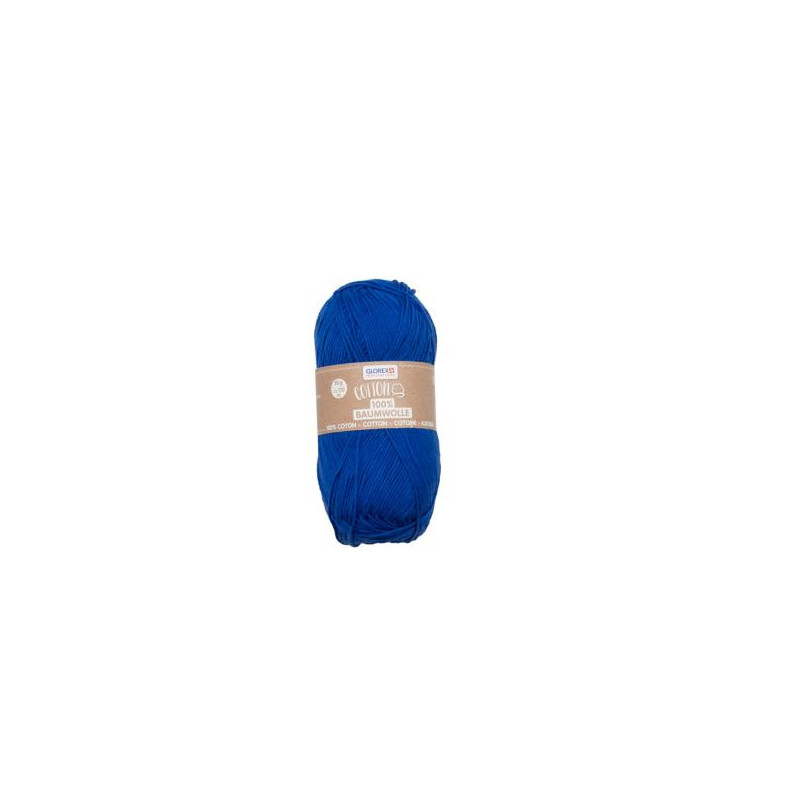Katoen navy blauw