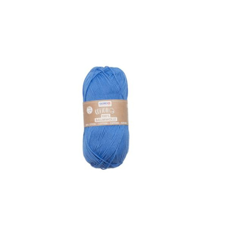 Katoen blauw