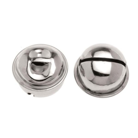 Belletjes 22mm zilverkleurig