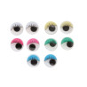 Wiebeloogjes gekleurd 10mm 10st