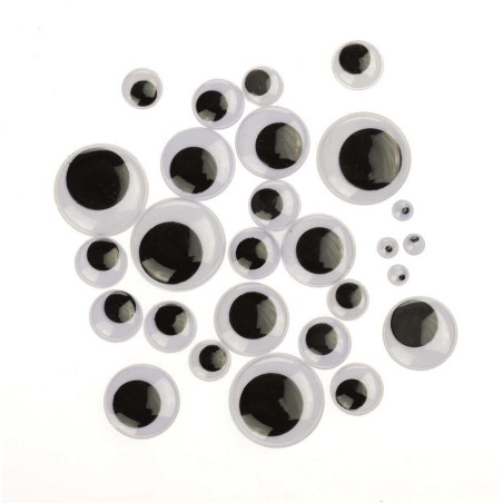 Wiebeloogjes assorti 100st