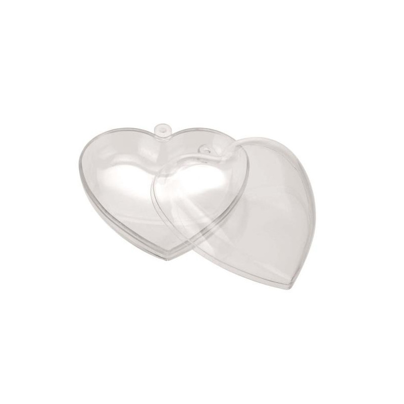 Plastic hart - 9,5cm