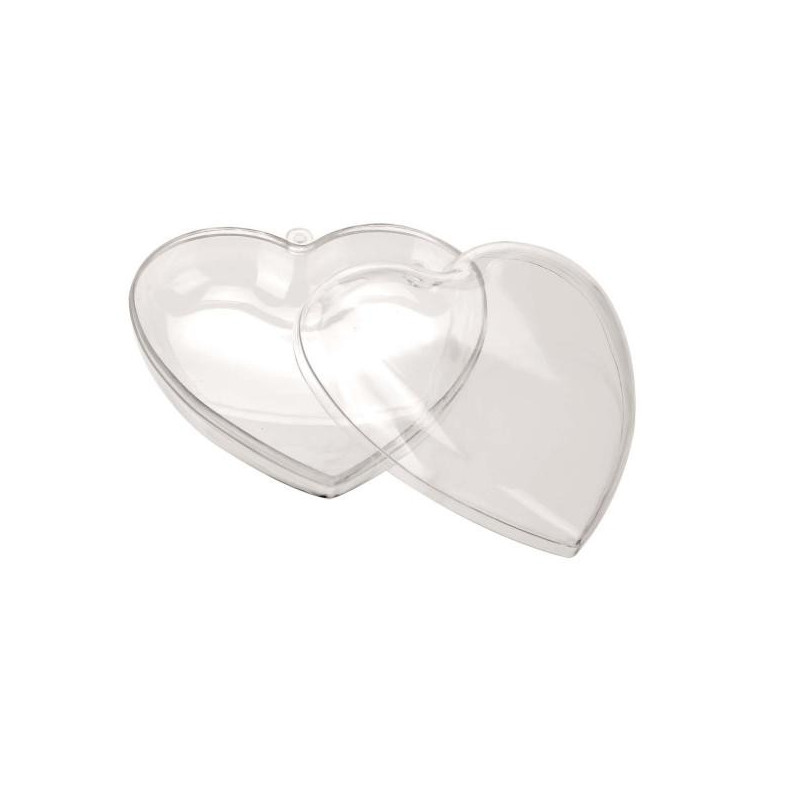 Plastic hart - 12,5cm