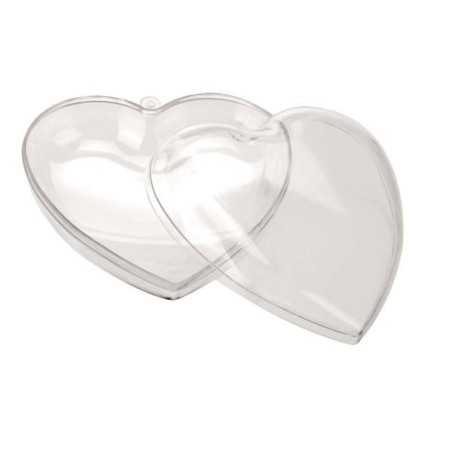 Plastic hart - 12,5cm