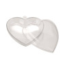 Plastic hart - 14cm