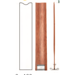 Houten lont met houder 20x1520mm