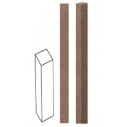 Houten lont outdoor 10x10x120mmmm