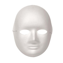 Masker vrouw karton