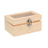 Houten kistje met glas FSC®