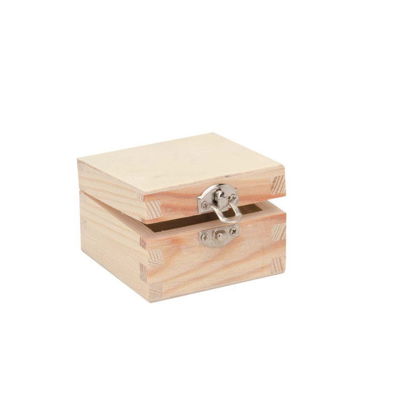 Houten kist vierkant FSC®