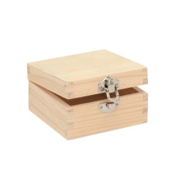 Houten kist vierkant FSC®