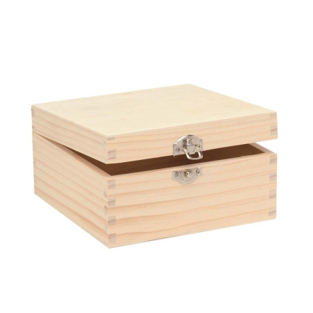 Houten kist vierkant FSC®