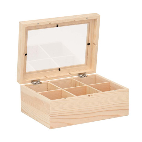 Houten theedoos FSC®