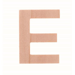 Houten letter E FSC®