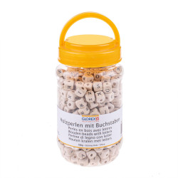 Houten kralen met letters FSC®