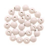 Houten kralen wit 8mm