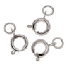 Veersluiting met ring zilverkleurig 7mm