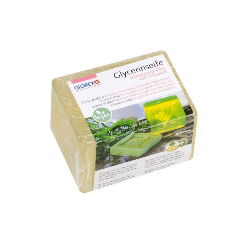 Glycerinezeep met olijfolie transparant