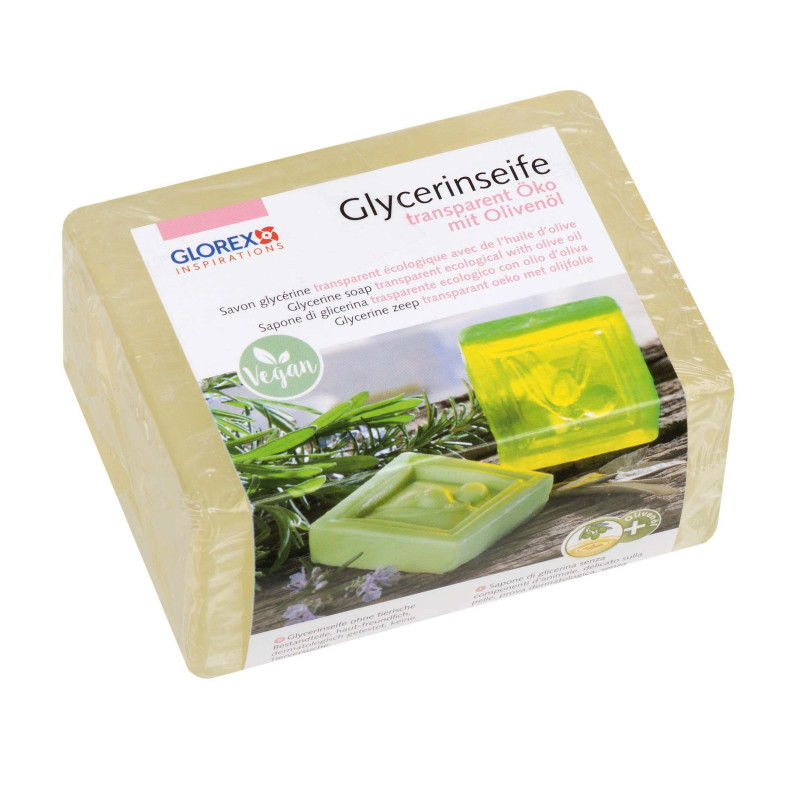 Glycerinezeep met olijfolie transparant