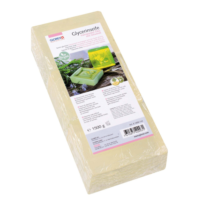 Glycerinezeep met olijfolie transparant