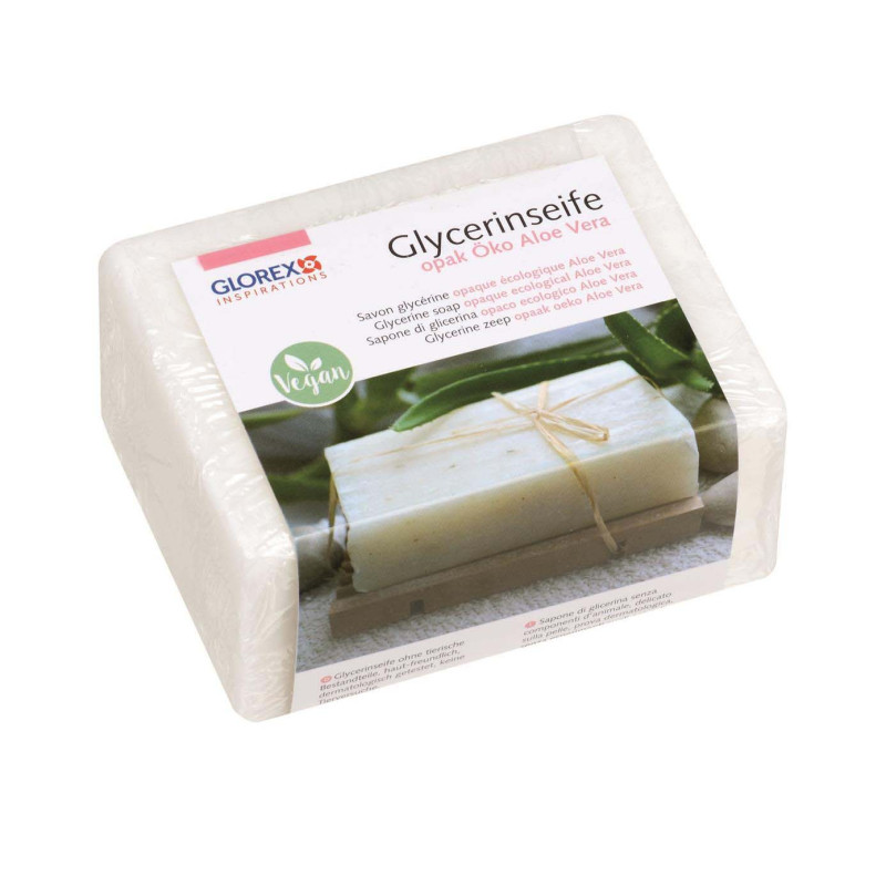 Glycerinezeep met aloë vera opaak