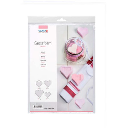 Zeepgietvorm harten  50+65mm
