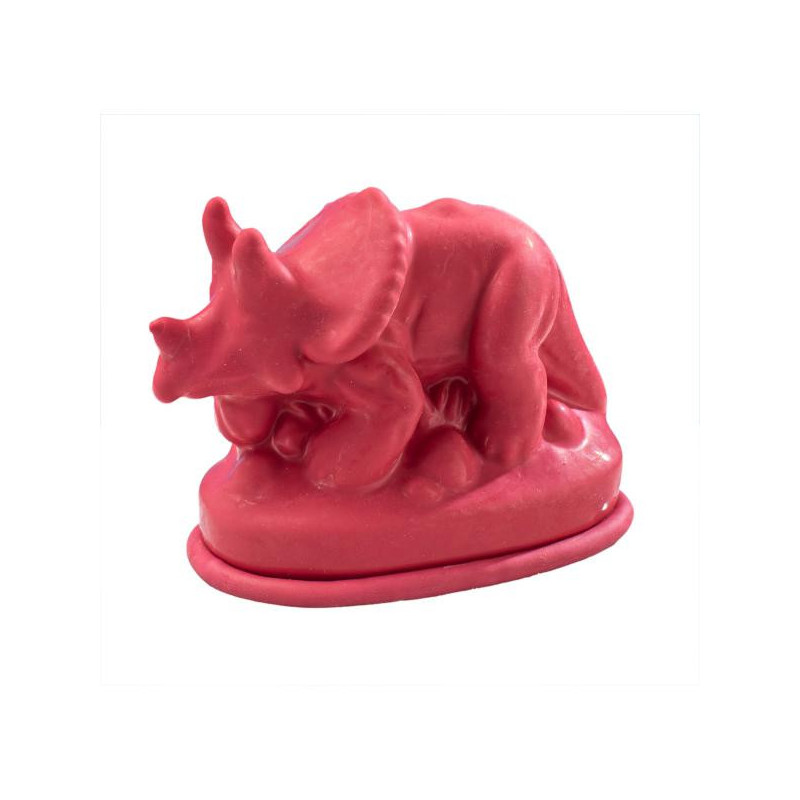 Latex gietvorm dino Triceratops  7,5x6x5cm