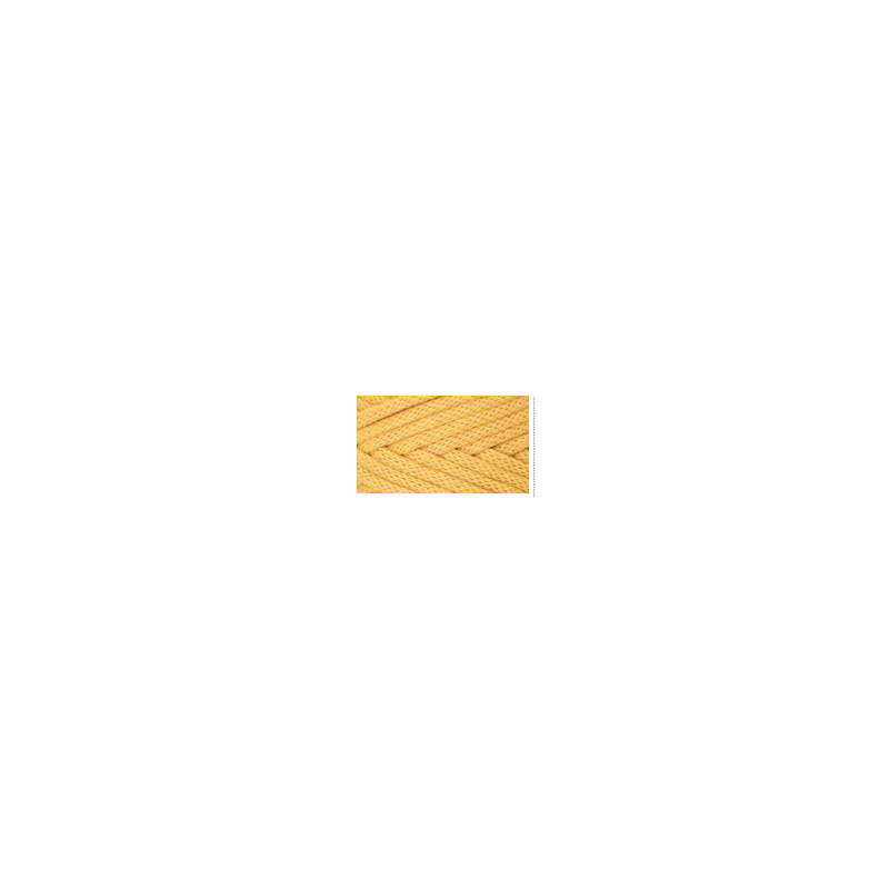 Macramé koord 5mm mosterdgeel