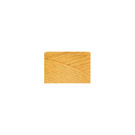 Macramé katoen 2mm mosterdgeel