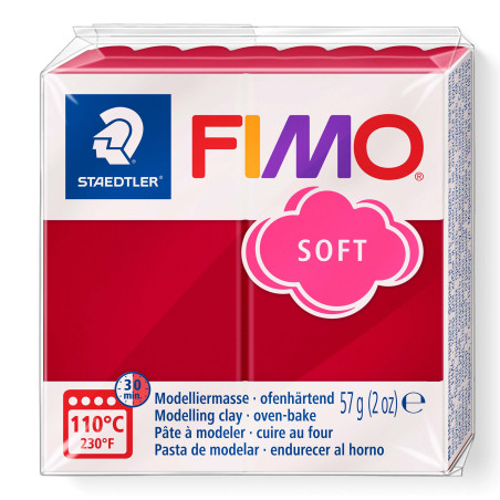 Fimo soft kersenrood