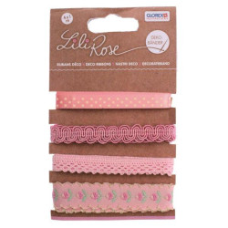 Deco lint roze tinten