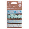 Deco lint blauwe tinten
