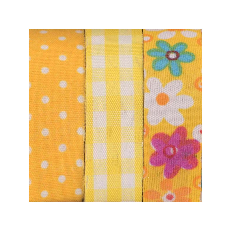 Textiellint yellow I zelfklevend