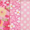 Textiellint pink I zelfklevend
