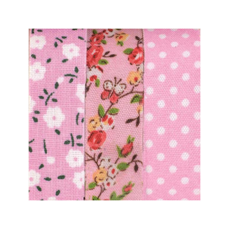 Textiellint pink III zelfklevend