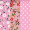 Textiellint pink III zelfklevend