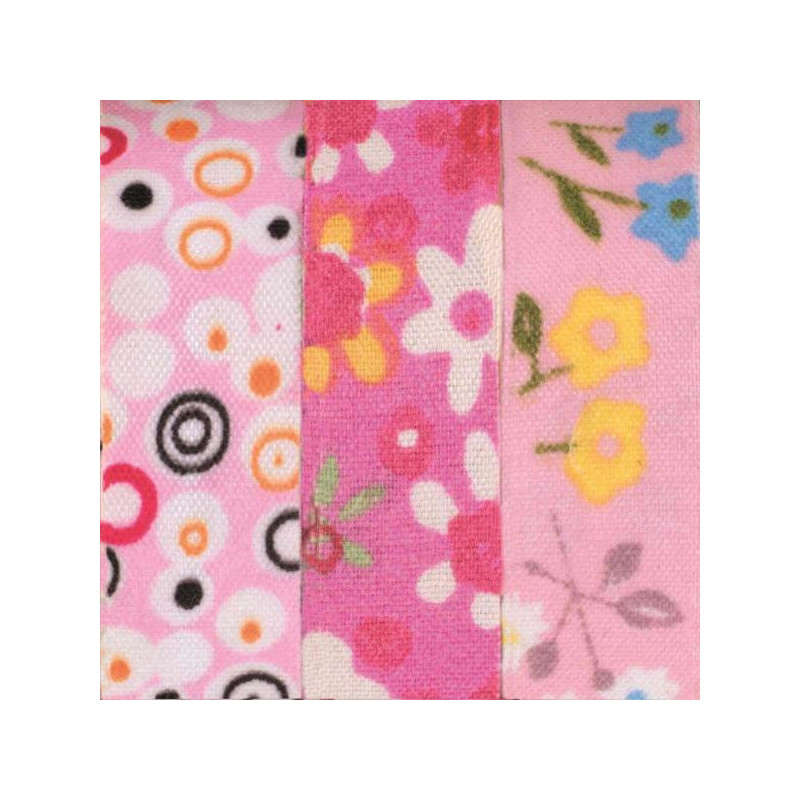 Textiellint pink II zelfklevend