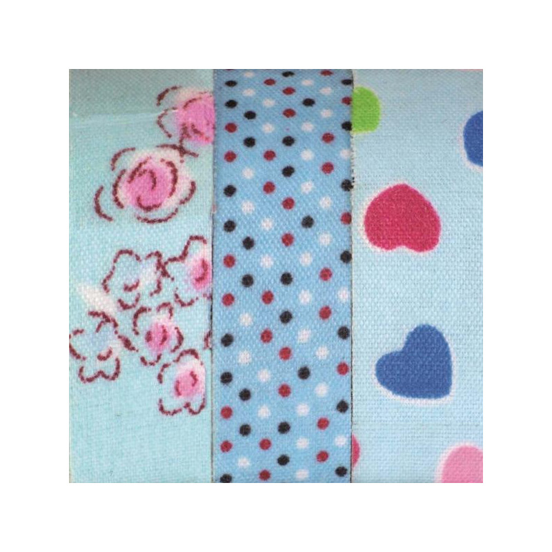 Textiellint blue II zelfklevend